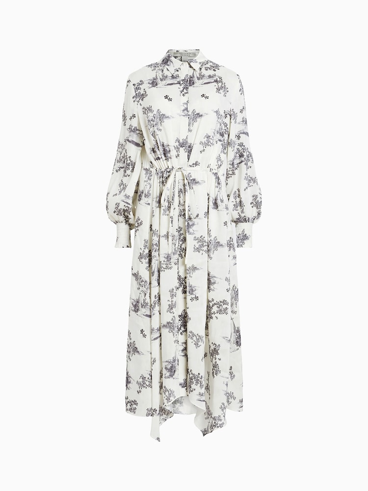 AllSaints White Skye Dress - Image 7 of 7