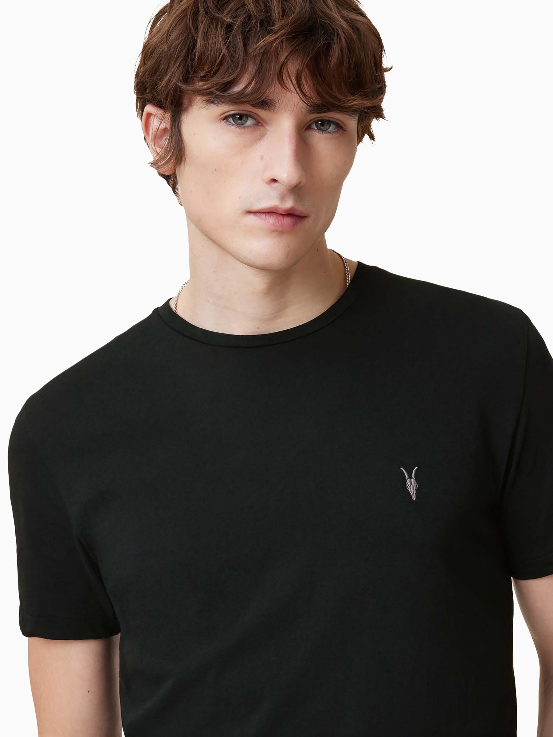 Buy AllSaints Black Tonic Short Sleeve Crew T-Shirt from Next USA