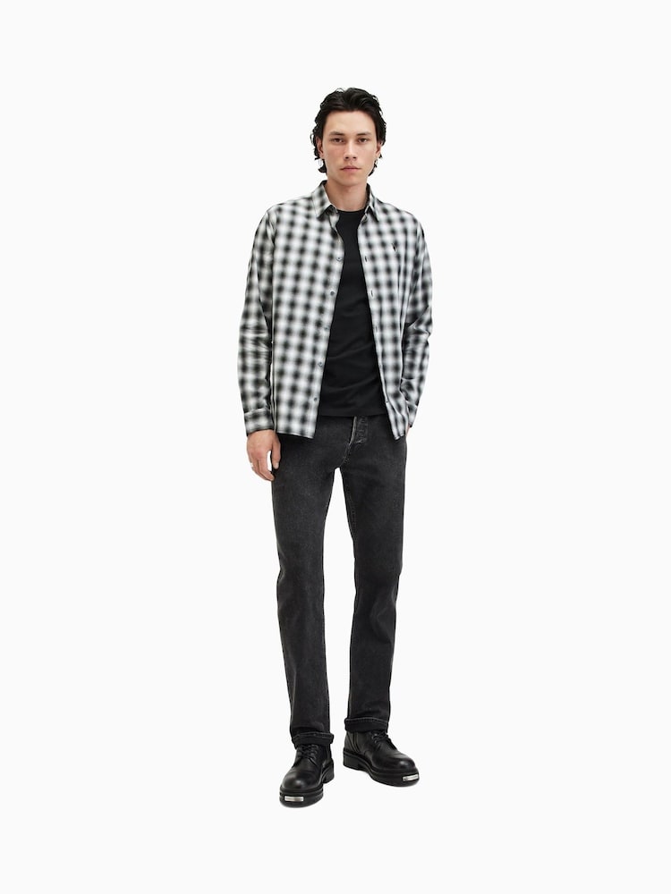 AllSaints Black Tonic Short Sleeve Crew T-Shirt - Image 6 of 7