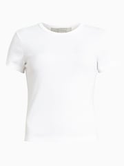 Allsaints White Stevie T-Shirt - Image 10 of 10
