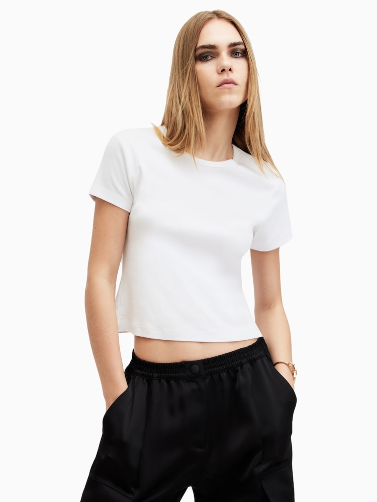 Allsaints White Stevie T-Shirt - Image 2 of 10
