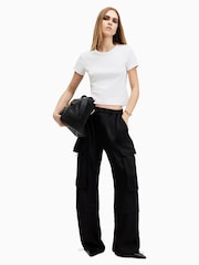 Allsaints White Stevie T-Shirt - Image 5 of 10