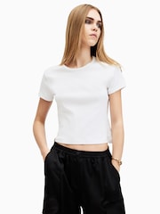 Allsaints White Stevie T-Shirt - Image 8 of 10