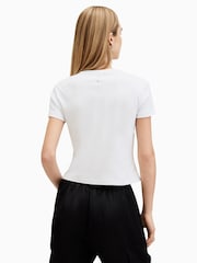 Allsaints White Stevie T-Shirt - Image 9 of 10