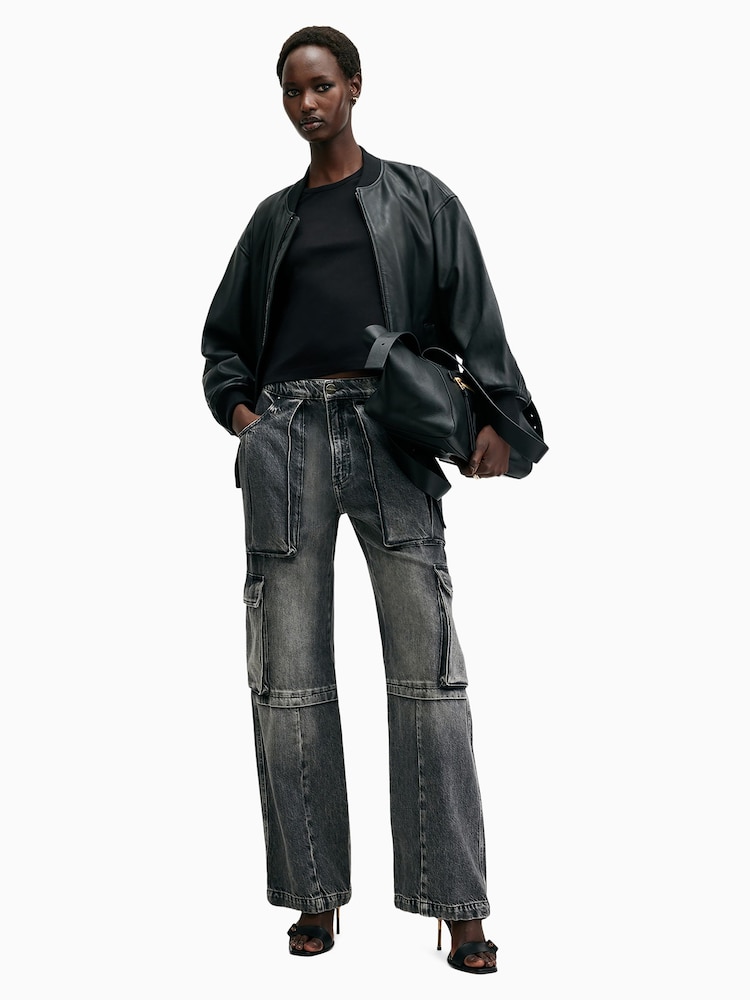 Allsaints Black Stevie T-Shirt - Image 2 of 8