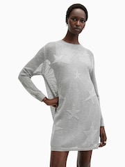 AllSaints Grey Seraph Dress - Image 4 of 7