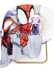 Spidey and his Amazing Friends Grey Ghost Spider Cuddle Pillow Set - Image 1 of 6
