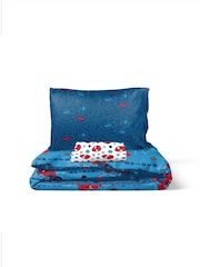 Spider-Man blue Spidey Faces Duvet Cover, Fitted Sheet & Pillowcase Set - Image 4 of 6