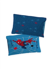 Spider-Man blue Spidey Faces Duvet Cover, Fitted Sheet & Pillowcase Set - Image 5 of 6