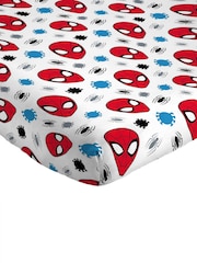 Spider-Man blue Spidey Faces Duvet Cover, Fitted Sheet & Pillowcase Set - Image 6 of 6