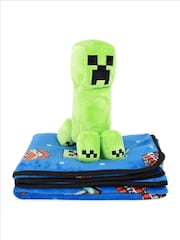 Minecraft Blue Creeper Plush Mini Pillow Buddy Set - Image 3 of 5