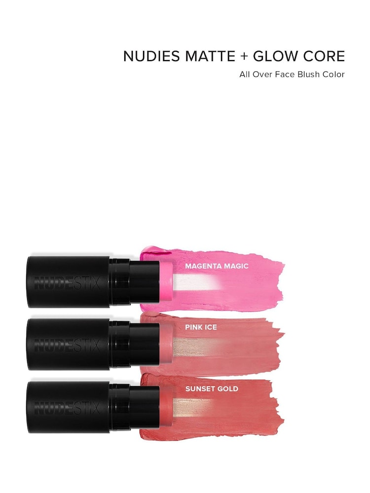 NUDESTIX Matte + Glow Core All Over Face Blush - Image 2 of 5