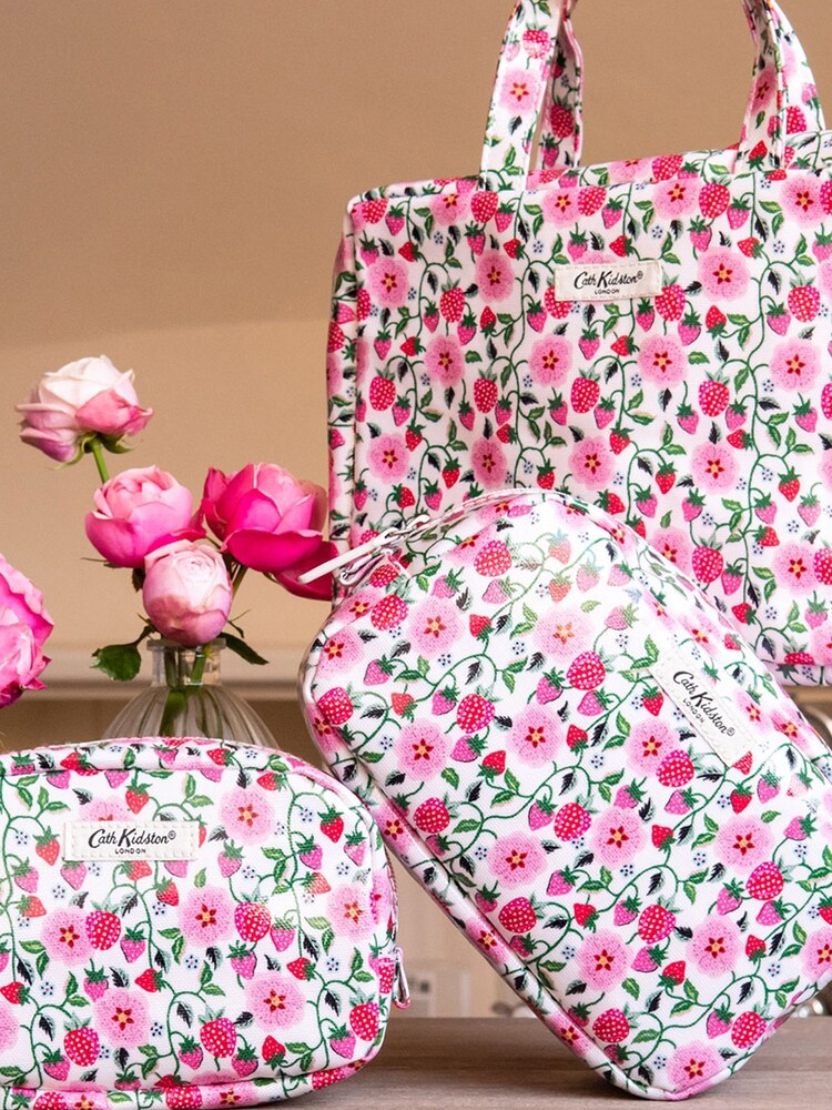 Cath Kidston Pink Strawberry Cosmetic Bag - Image 3 of 3