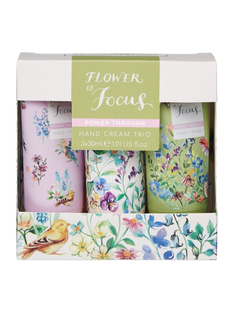 Heathcote & Ivory Flower of Focus Hand Cream Trio - Image 1 of 4