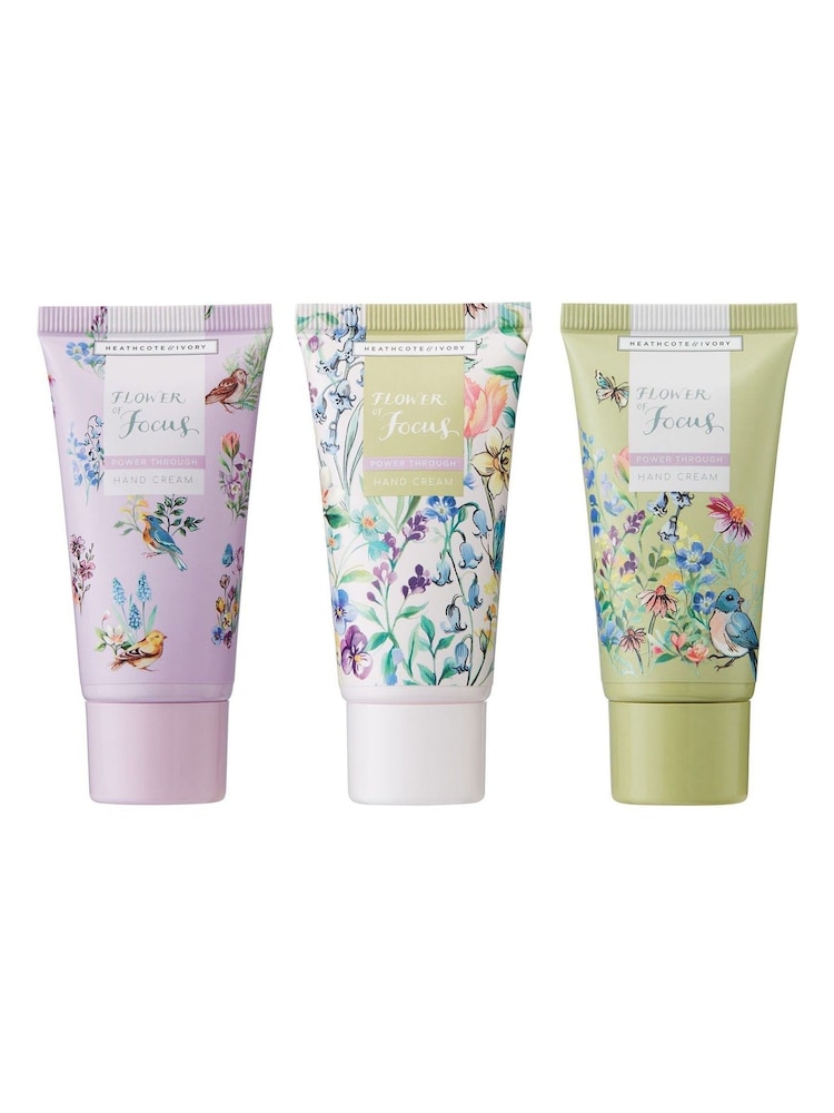 Heathcote & Ivory Flower of Focus Hand Cream Trio - Image 2 of 4
