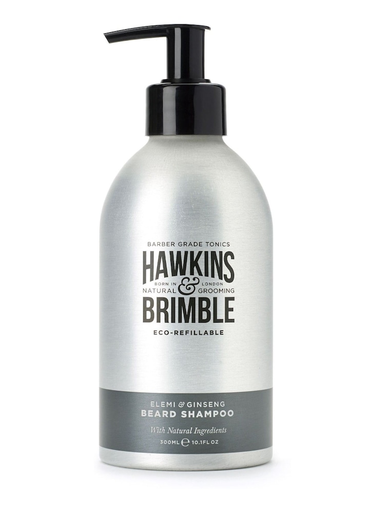 Hawkins & Brimble Refillable Beard Shampoo 300Ml - Image 1 of 4