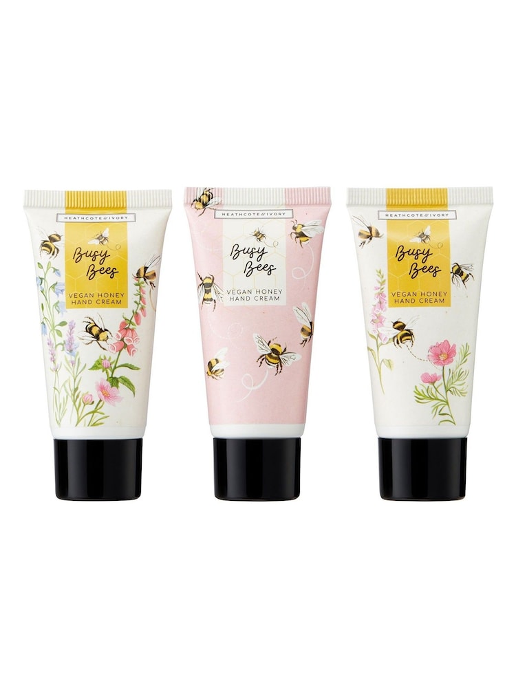 Heathcote & Ivory Busy Bees Hand Cream Trio - Image 1 of 4