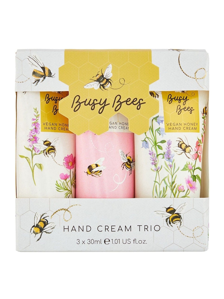 Heathcote & Ivory Busy Bees Hand Cream Trio - Image 4 of 4
