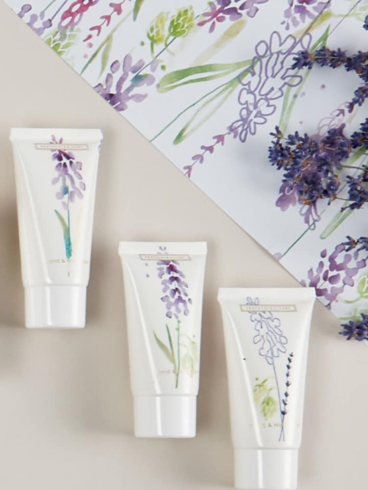 Heathcote & Ivory Lavender Fields Hand Cream Gift Set - Image 2 of 5