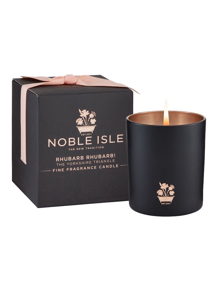 Noble Isle Rhubarb Single Wick Candle - Image 1 of 1