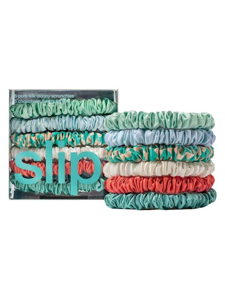 Slip Skinny 100% Pure Silk Scrunchies 6 Pack - Image 1 of 5