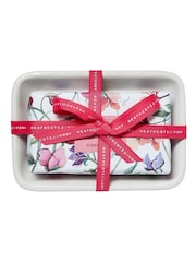 Heathcote & Ivory New Sweetpea and Honeysuckle 150g Scented Soap in Dish - Image 1 of 2