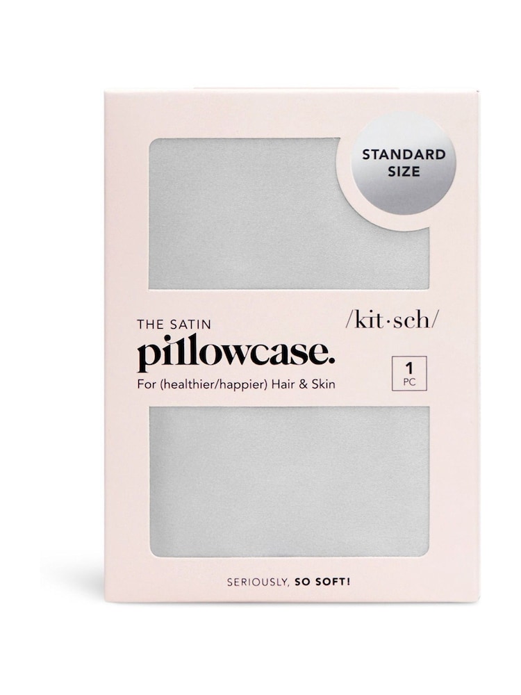 Kitsch Silver Satin Pillowcase - Image 5 of 5