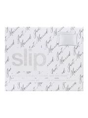 Slip White 100% Pure Silk Standard Just Married Pillowcase Set (Worth £178) - Image 4 of 5