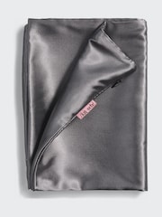 Kitsch Charcoal Satin Pillowcase - Image 2 of 4
