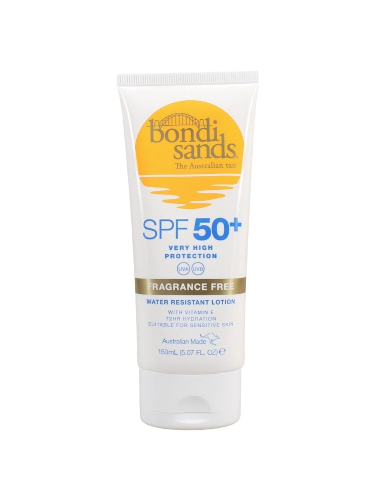 Bondi Sands SPF 50+ Fragrance Free Sunscreen Body Lotion 150ml - Image 1 of 2