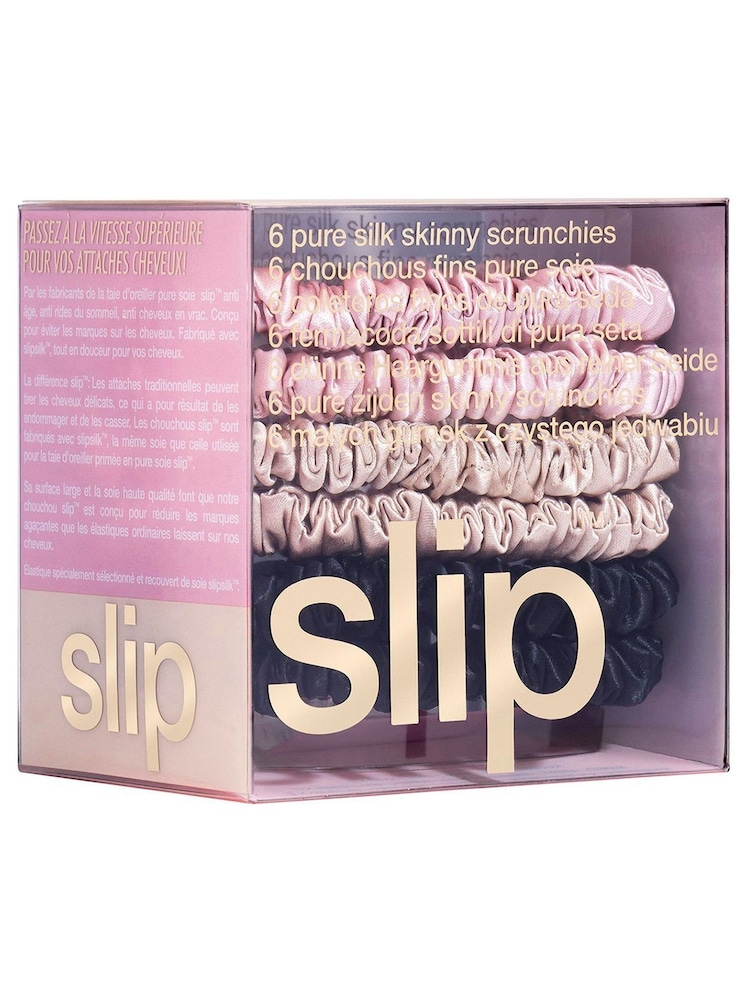 Slip Skinny 100% Pure Silk Scrunchies 6 Pack - Image 1 of 4