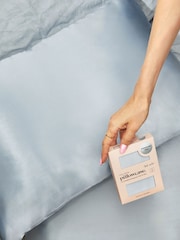 Kitsch Hazel Blue Satin Pillowcase - Image 2 of 5