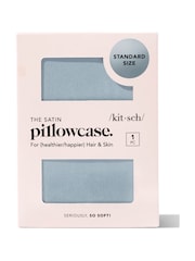 Kitsch Hazel Blue Satin Pillowcase - Image 4 of 5