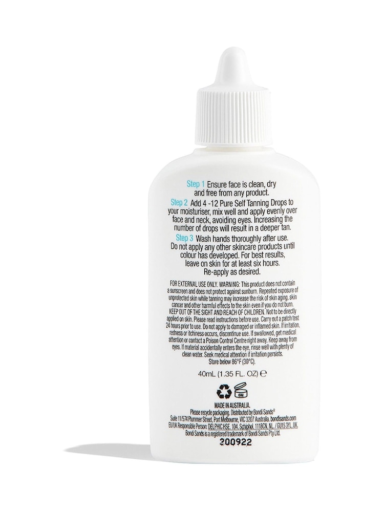 Bondi Sands Pure Concentrated Self Tanning Drops 40ml - Image 5 of 5