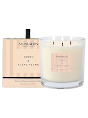 Stoneglow Orris & Ylang Ylang 3 Wick Modern Classics Scented Candle - Image 1 of 2