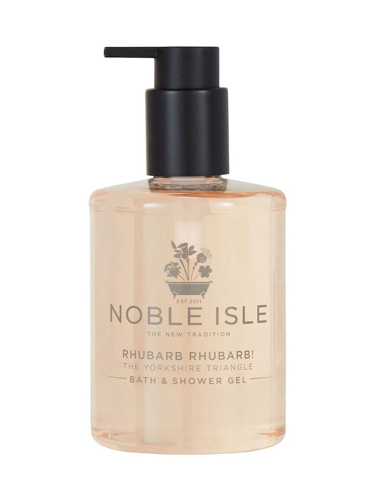 Noble Isle Rhubarb Rhubarb! Luxury Bath & Shower Gel 250ml - Image 1 of 1