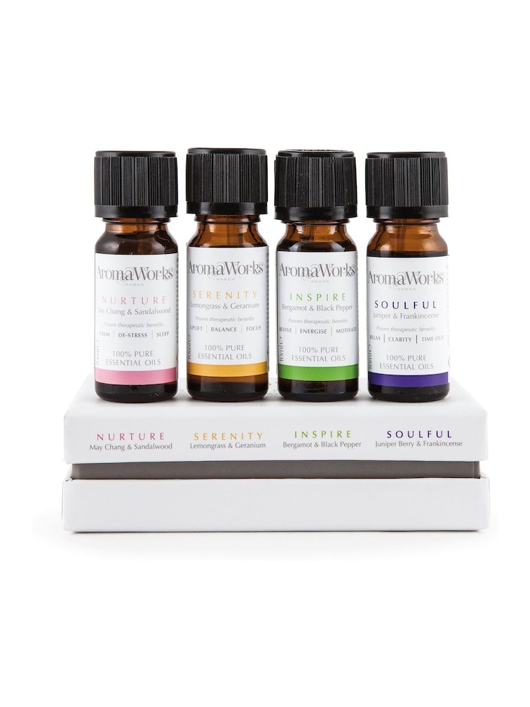 AromaWorks Signature Oil Range 4 x 10ml - Image 2 of 2
