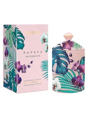Stoneglow Urban Botanics Papaya Watermelon Ceramic Candle - Image 1 of 3