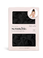 Kitsch Satin Sleep Scrunchies Pack of 5 - Image 1 of 3