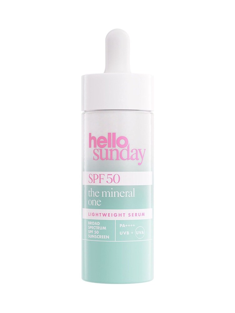 Hello Sunday The Mineral One SPF50 Lightweight Serum 30ml - Image 1 of 5 Hello Sunday The Mineral One SPF50 Lightweight Serum 30ml - Image 1 of 5