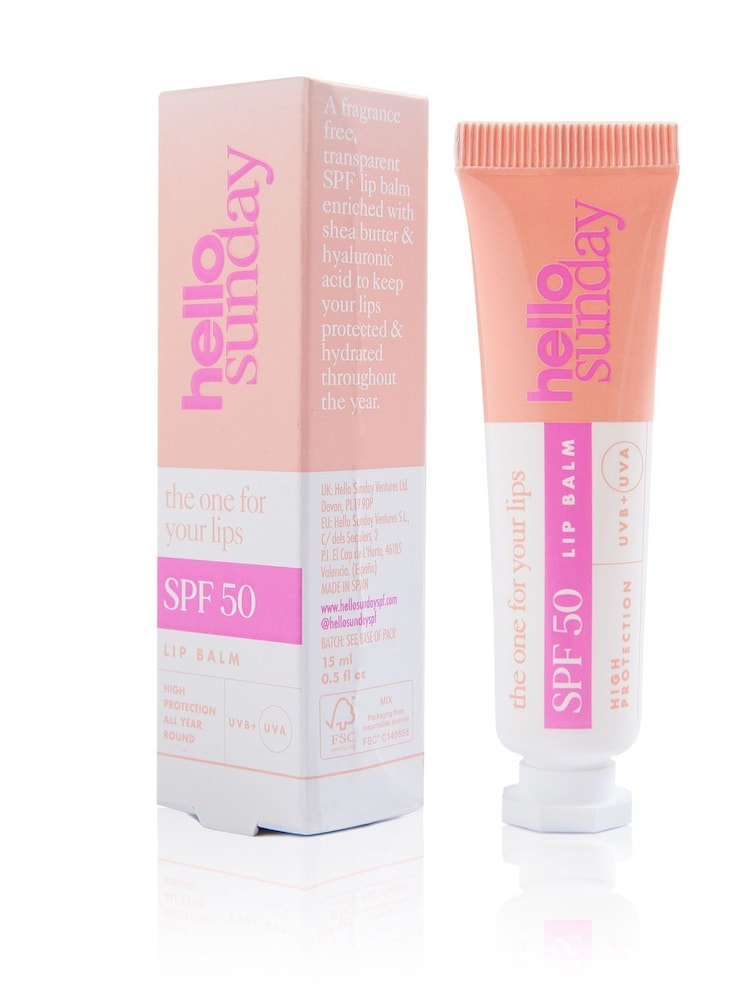 Hello Sunday The One For Your Lips Lip Balm SPF50 15ml - Image 2 of 2