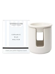 Stoneglow White Modern Classics Ceramic Wax Melter - Image 1 of 1