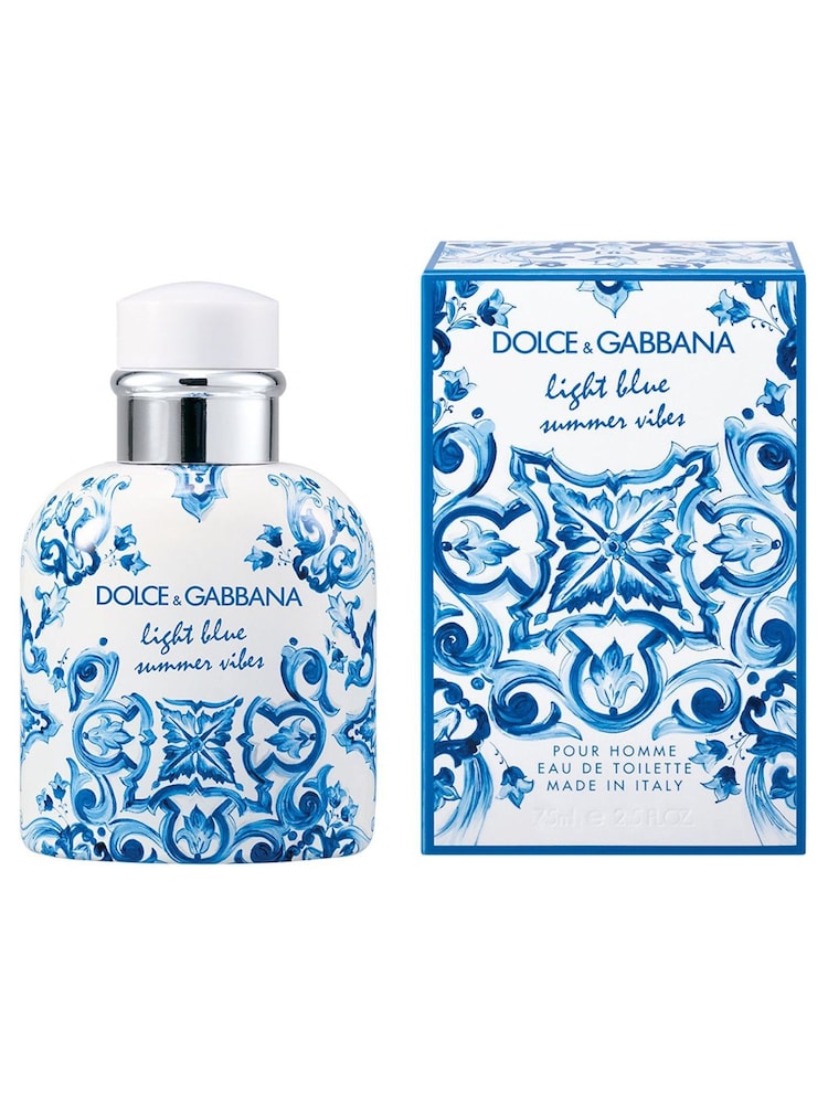 Dolce & Gabbana Light Blue Summer Vibes Pour Homme Eau de Toilette Spray 75ml - Image 1 of 4