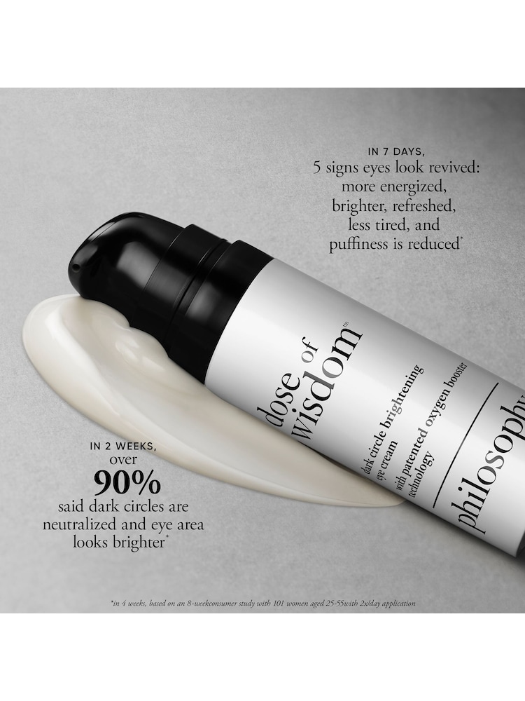 Philosophy Dose of Wisdom Dark Circle Brightening Eye Cream 15ml - Image 5 of 5