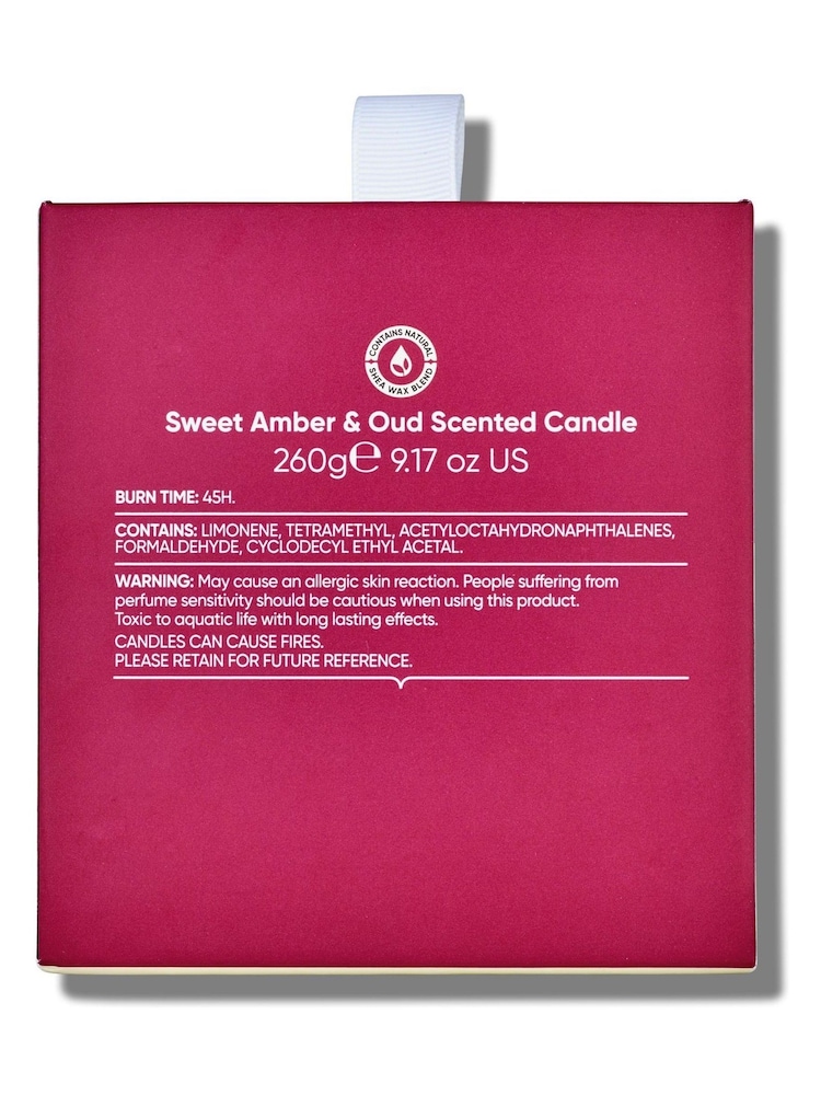 Sanctuary Spa Ruby Oud Scented Candle - Image 4 of 4