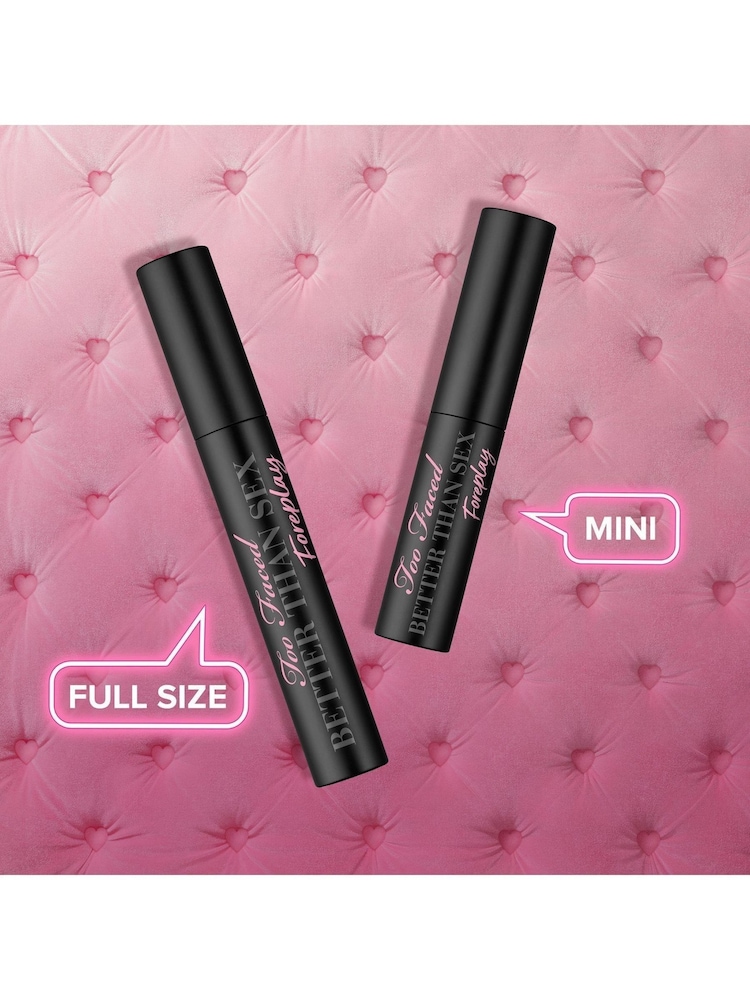Too Faced Travel Size Better Than Sex Foreplay Lash Lifting And Thickening Black Mascara Primer 4ml - Image 1 of 6
