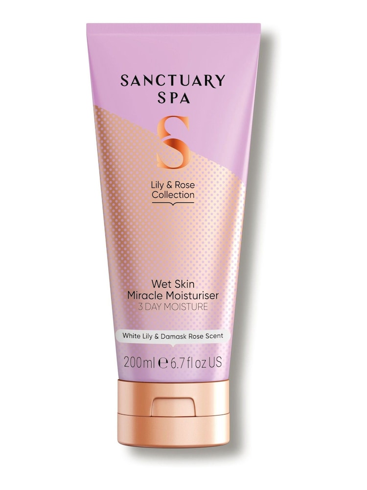 Sanctuary Spa Lily & Rose Wet Skin Miracle Moisturiser 250ml - Image 1 of 3