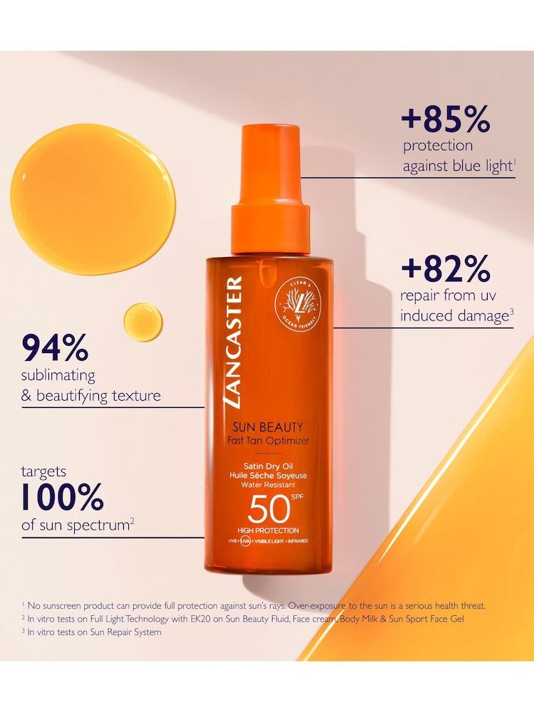 Lancaster Sun Beauty Satin Dry Oil SPF30 150ml - Image 5 of 5