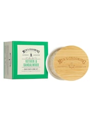 Scottish Fine Soaps Vetiver & Sandalwood Shave Soap & Bowl Gift Set 100g - Image 1 of 1