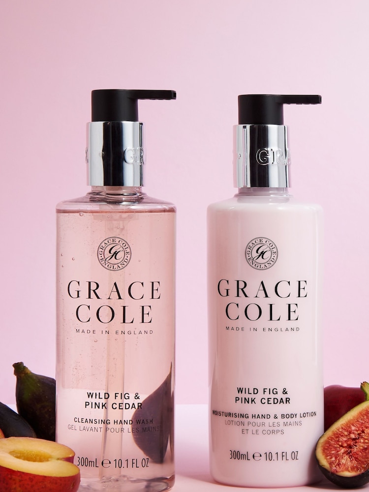 Grace Cole Wild Fig & Pink Cedar Hand & Body Lotion 300ml - Image 2 of 5